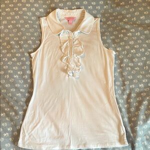 Lilly Pulitzer Ruffle Polo (never worn)